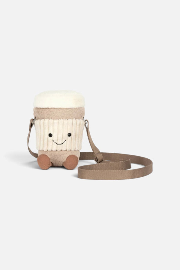 Jellycat Amuseables Perkle Coffee Shoulder Bag