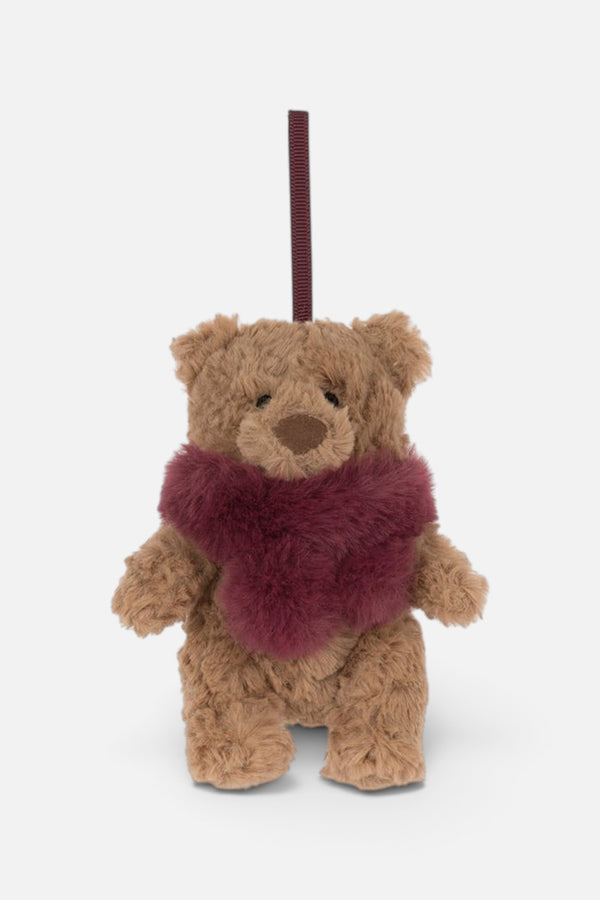 Jellycat Bartholomew Bear Winter Warmer Decoration