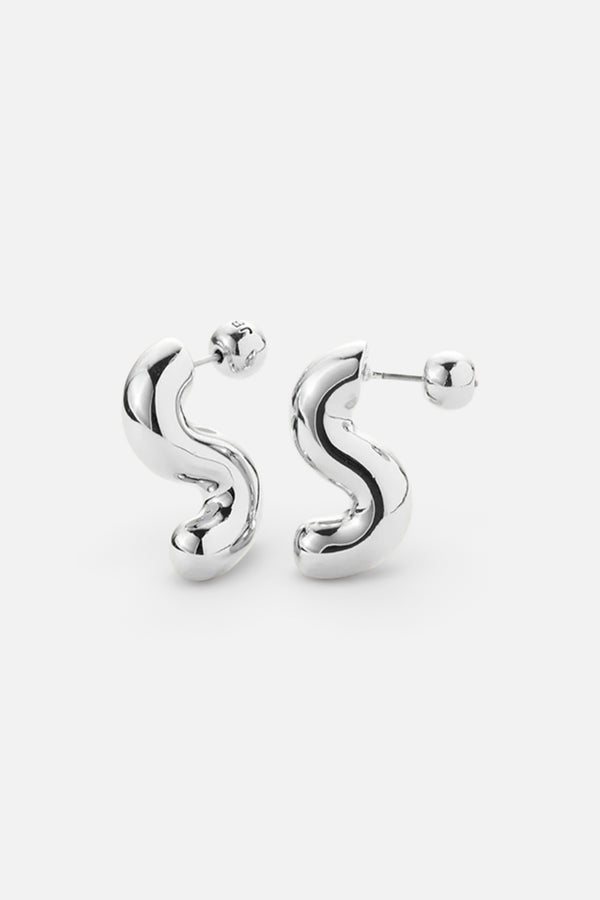 Jenny Bird Ola Earrings Small in Silver