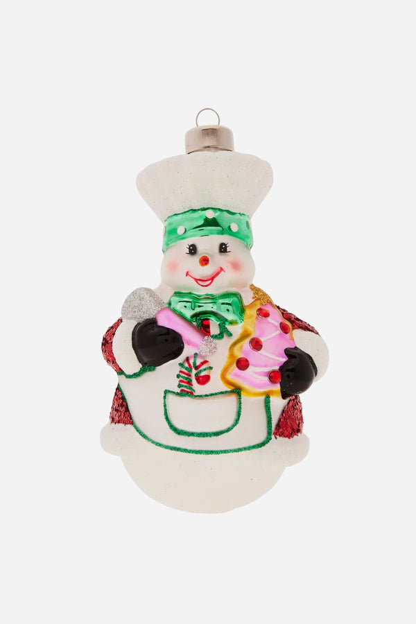 Snowman Baker Ornament
