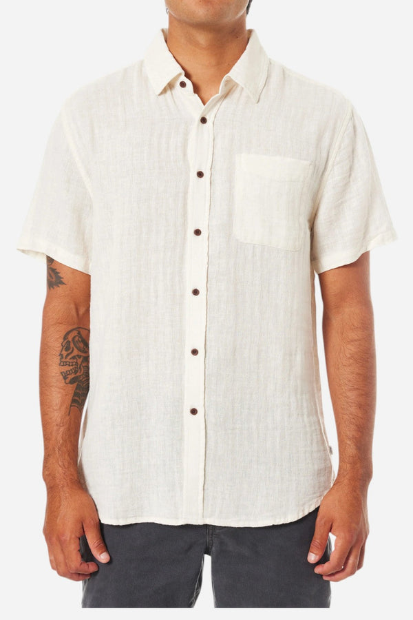 Katin Alan Solid Shirt in Vintage White
