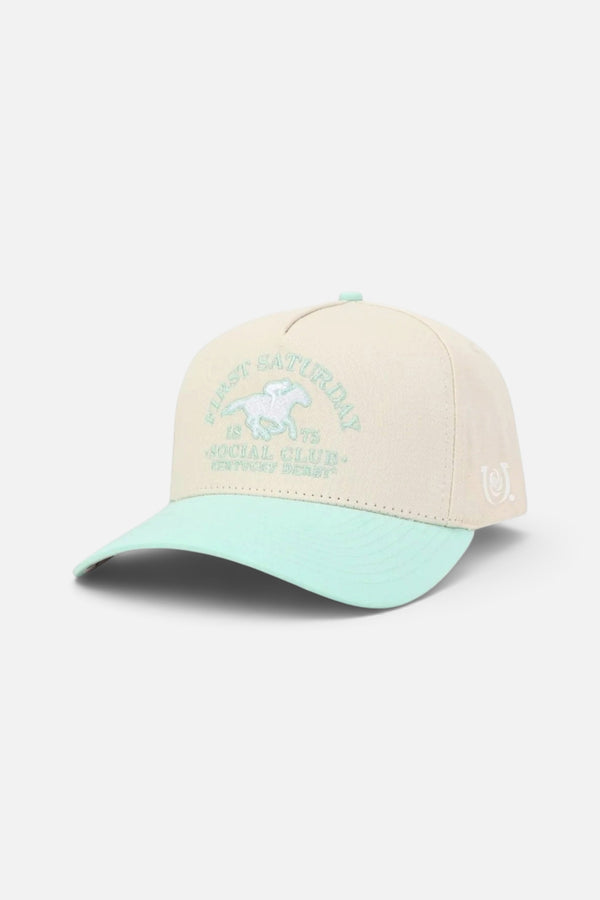 Kentucky Derby First Saturday Teal Cap