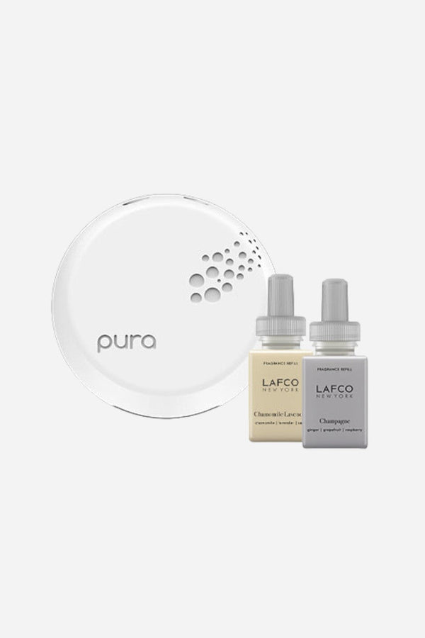 LAFCO Pura Smart Diffuser Set - Chamomile Lavender and Champagne