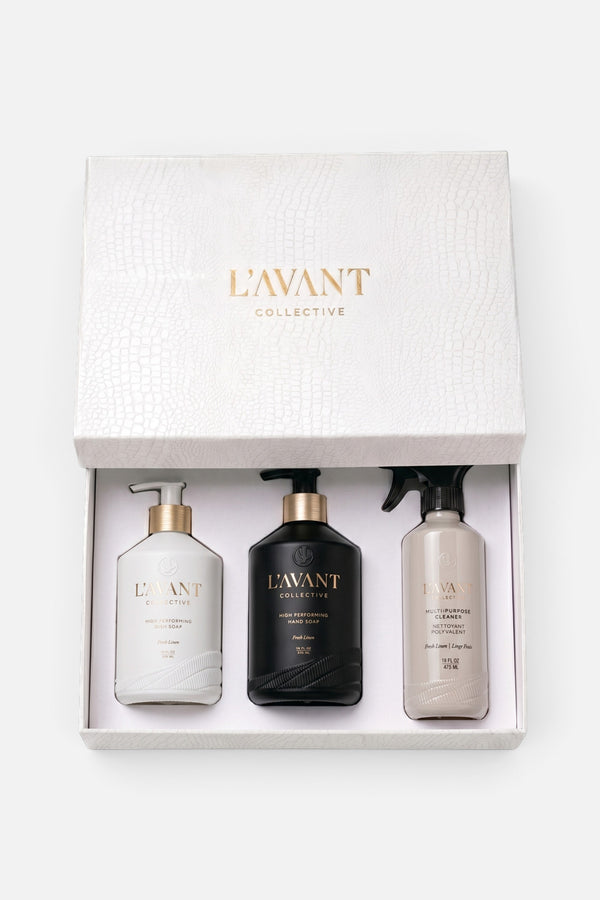 L'Avant Collective Everyday Essentials Collection in Fresh Linen