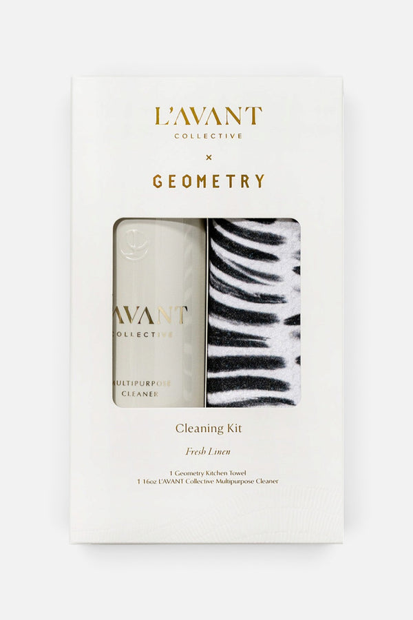 L'Avant Collective x Geometry Cleaning Kit in Fresh Linen