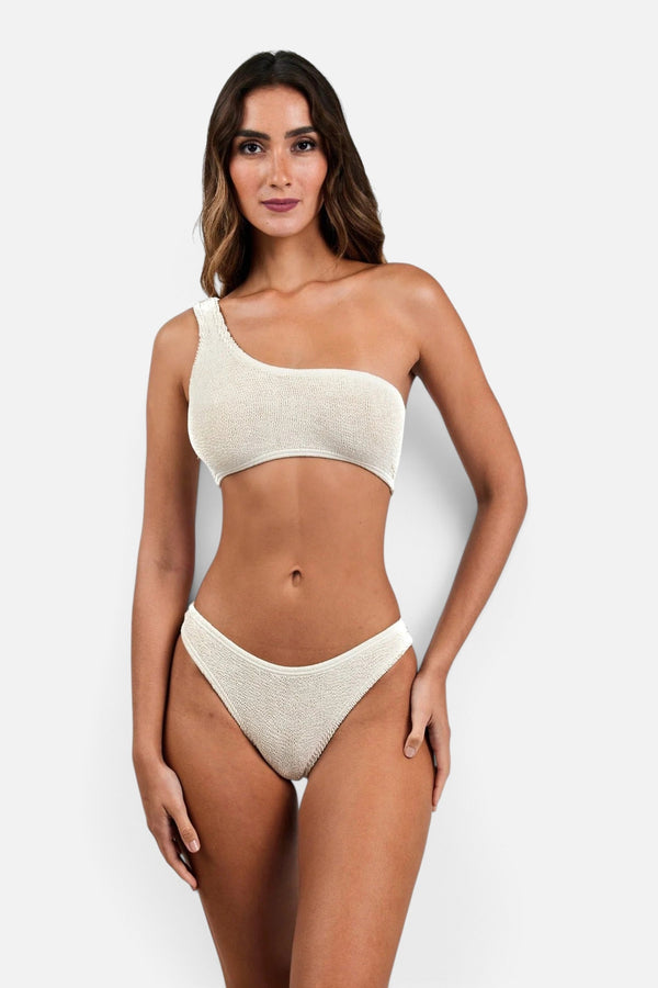 Love & Bikinis Barcelona Full One Size Bikini Bottom in Macadamia