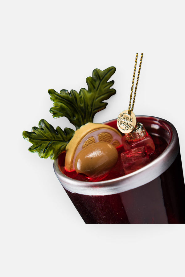 Love & Victory Bloody Mary Cocktail Christmas Ornament