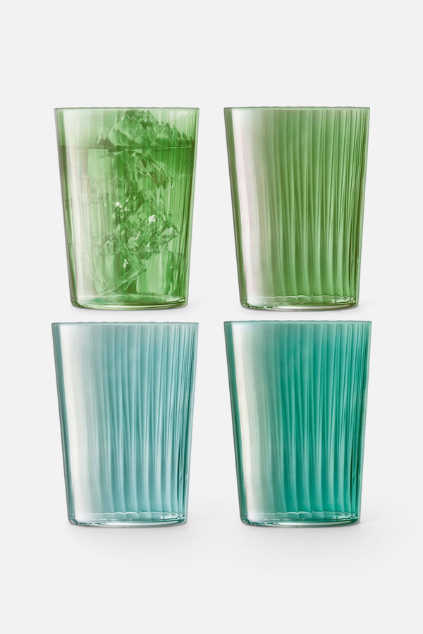 LSA International Gems Large in Jade, 19oz. - Set of 4