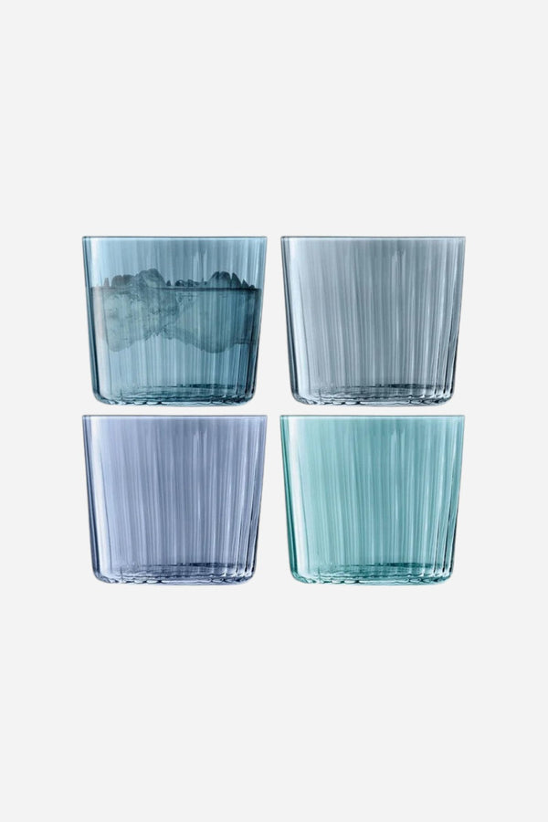 LSA International Gems Tumbler in Sapphire 10 Oz, Set of 4