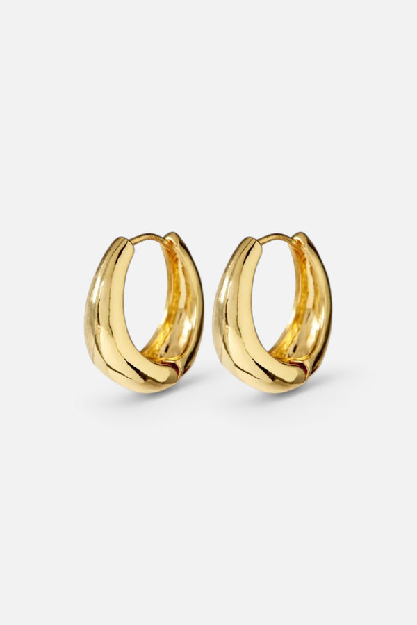 Luv AJ Marbella Hoops in Gold