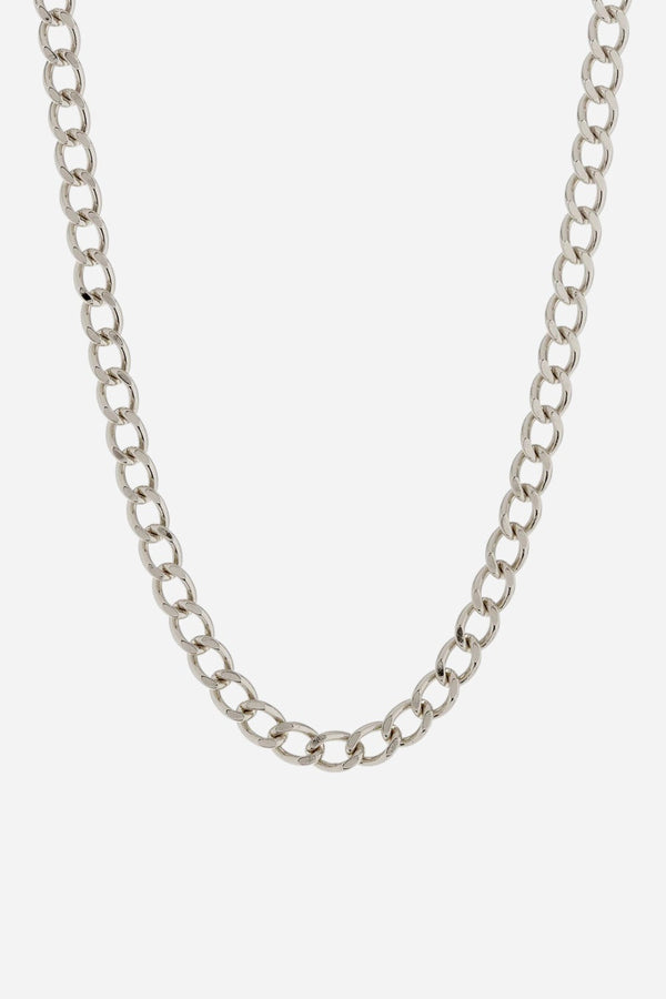 LUV AJ The Classique Curb Chain (8mm) in Silver