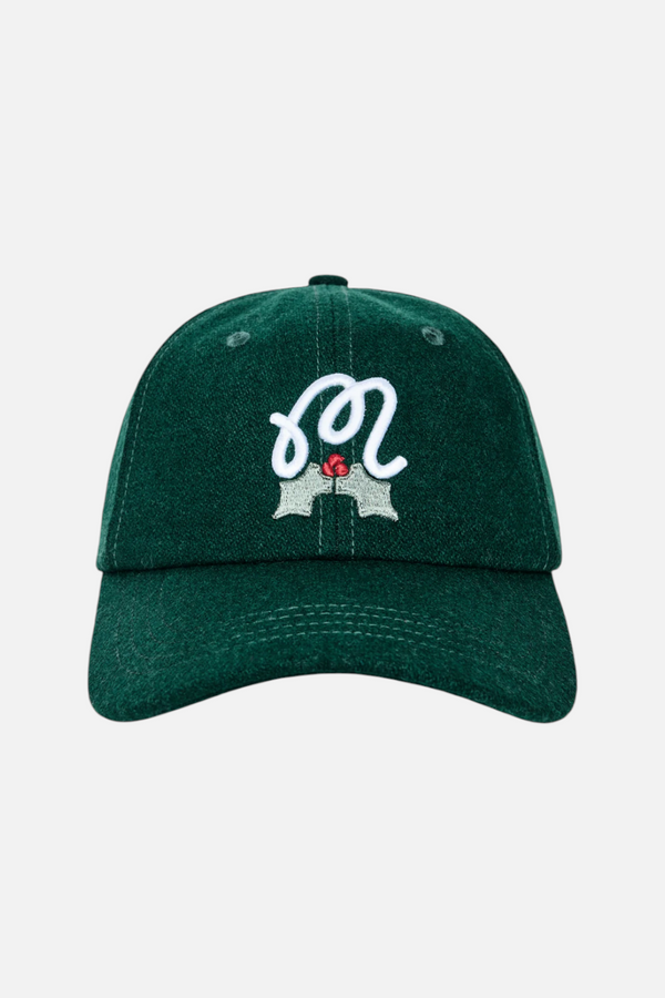 Malbon Golf Men's Mistleflow Dad Hat in Hunter Green