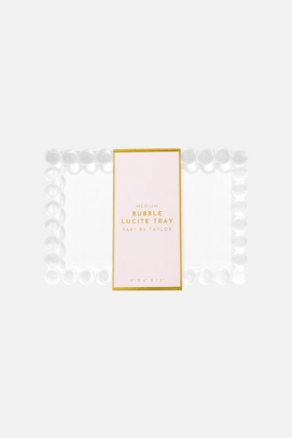 Tart by Taylor Medium Bubble Lucite Tray