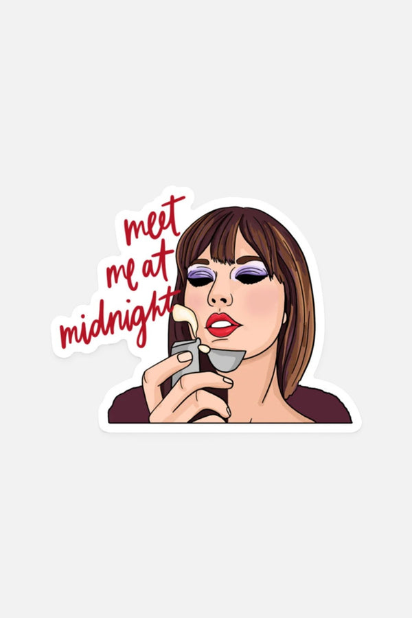 Meet Me At Midnight Taylor Swift Vinyl Sticker