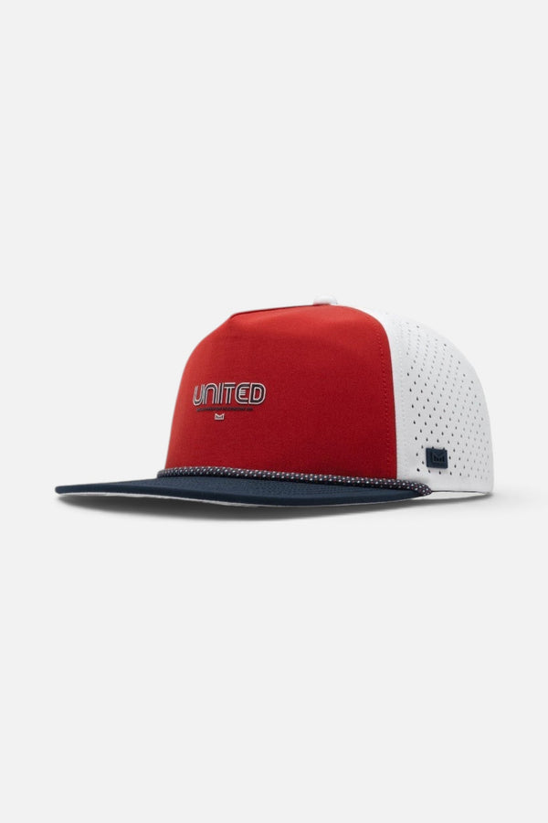 Melin Coronado Americana Hydro Hat in White / Red / Navy