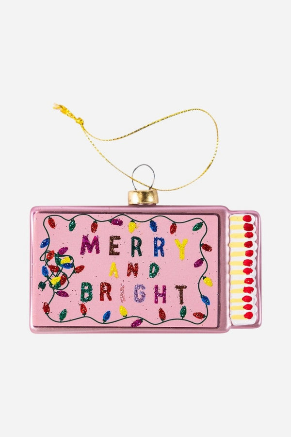 Merry & Bright Matchbook Ornament