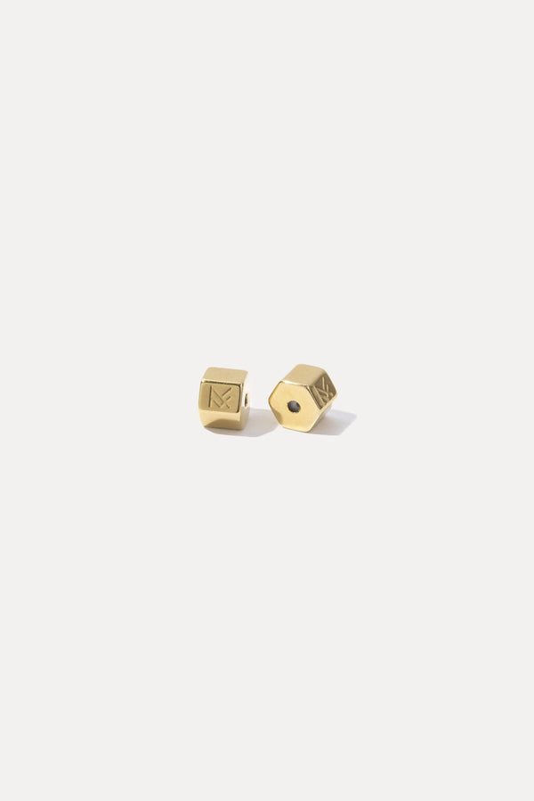 Mf Earring Backs in Gold