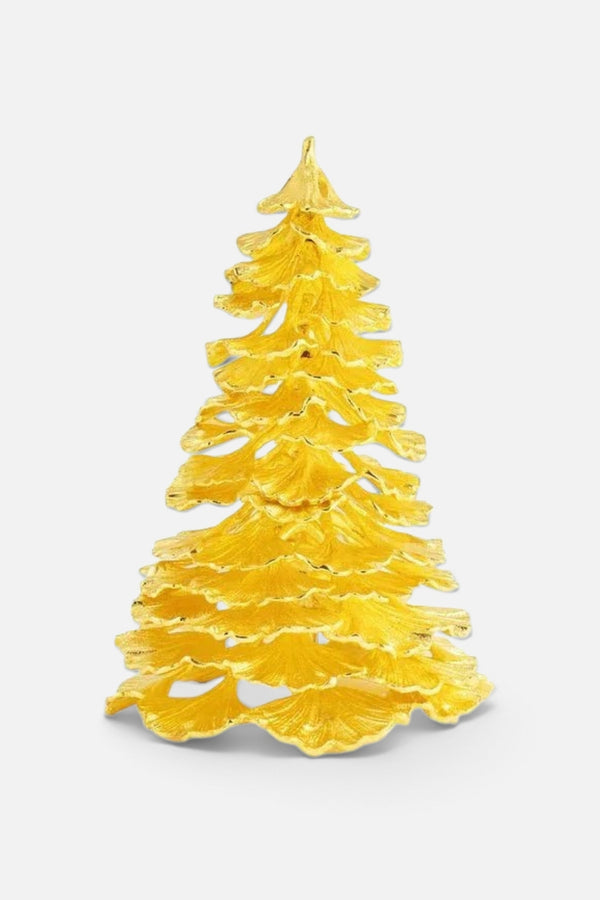 Michael Aram Ginkgo Christmas Tree in Gold, Large