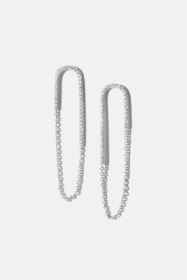 Miranda Frye Jewelry Jolene Earrings in Silver