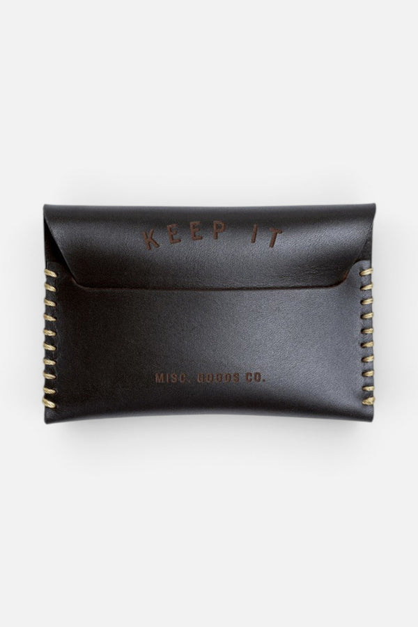 Misc. Goods Co. Tuck Slim Wallet V4 in Carbon