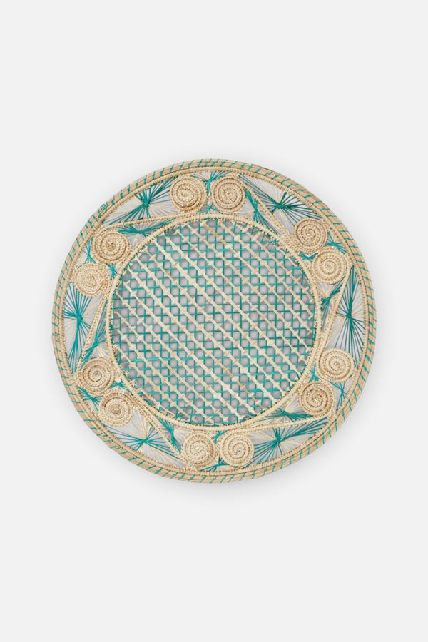 Mode Living Aloha Placemat In Baby Blue
