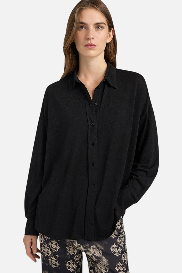 Momoni Women's Pitanga Bis Shirt in Nero