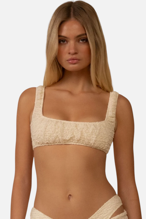 Montce Amalia Textured Zoe Bikini Top