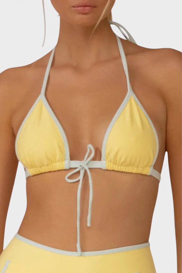 Montce Women's Binded Emma Top in Sunshine
