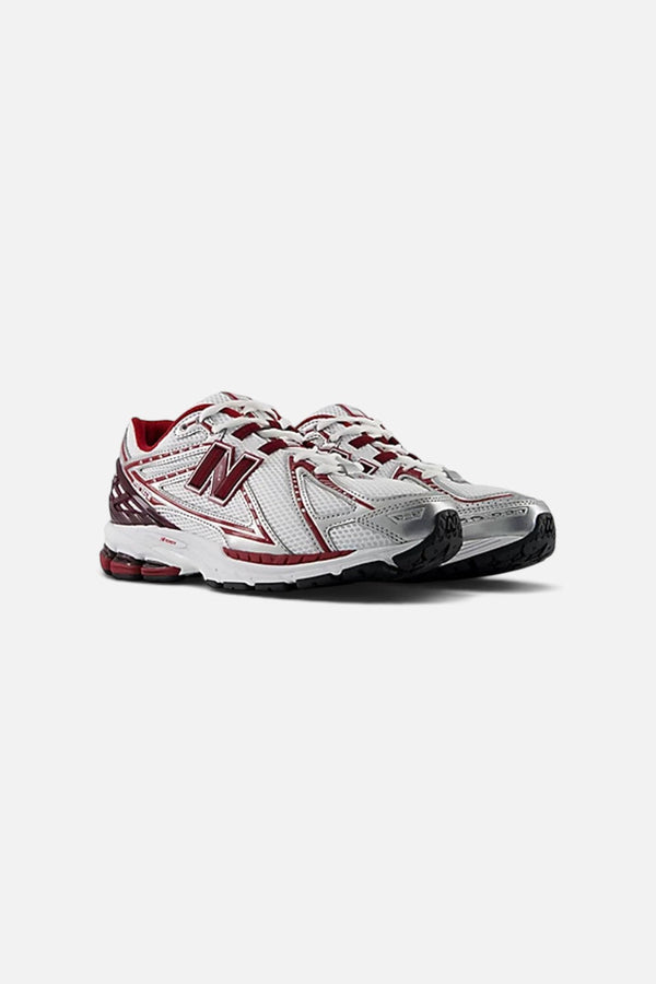 New Balance Unisex 1906 Sneaker in White and Podium Red