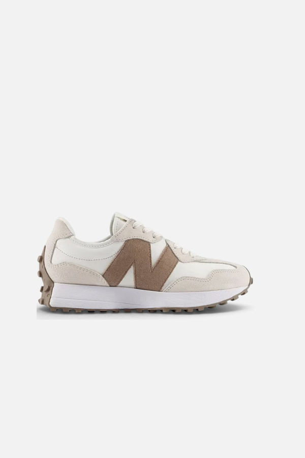 New Balance Women's 327 Lifestyle Sneakers in Linen, Sea Salt and Mushroom