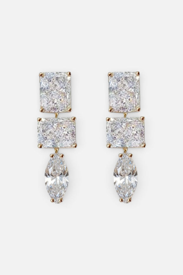 Nickho Rey Pedro Earrings in Gold/White