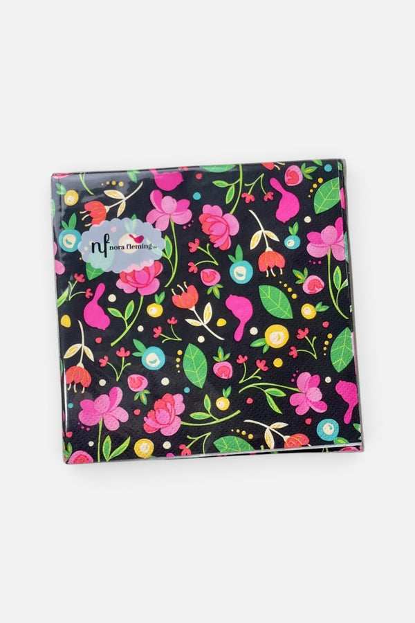 Nora Fleming Pink Birdies Cocktail Napkins