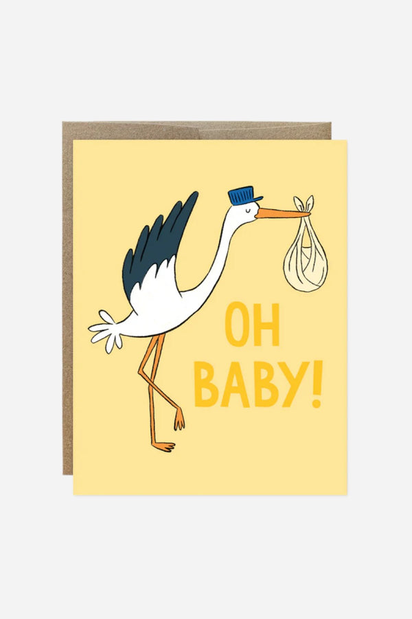 Oh Baby! Stork Card