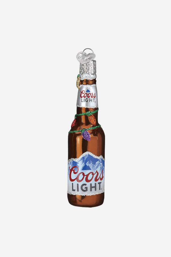 Holiday Coors Light Bottle Ornament
