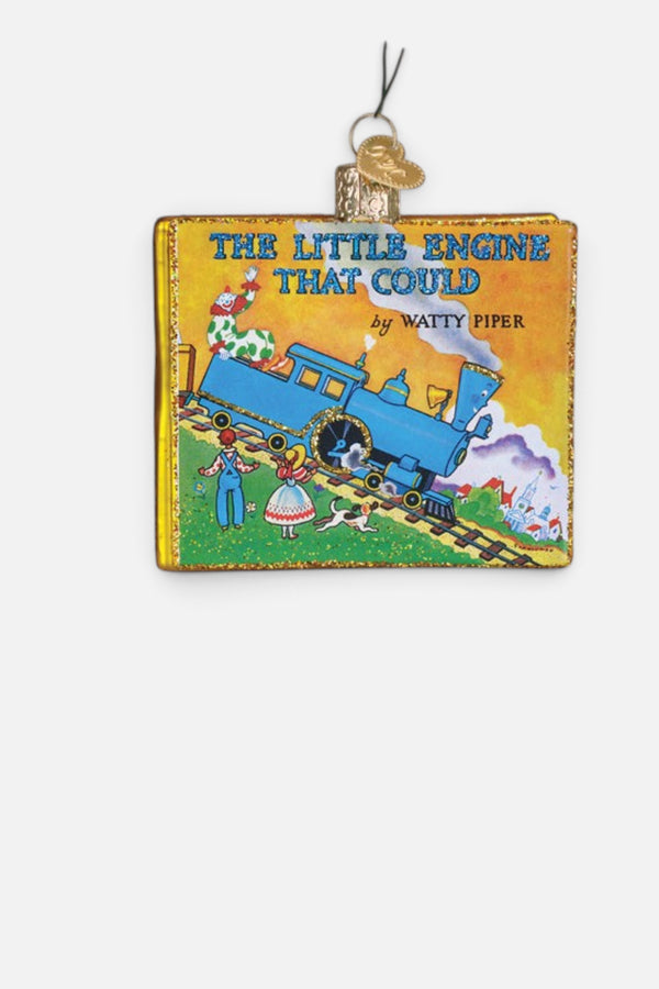 Old World Christmas The Little Engine That Could Book Ornament