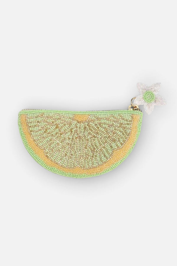 Olivia Dar Coin Pouch Purse in Lime