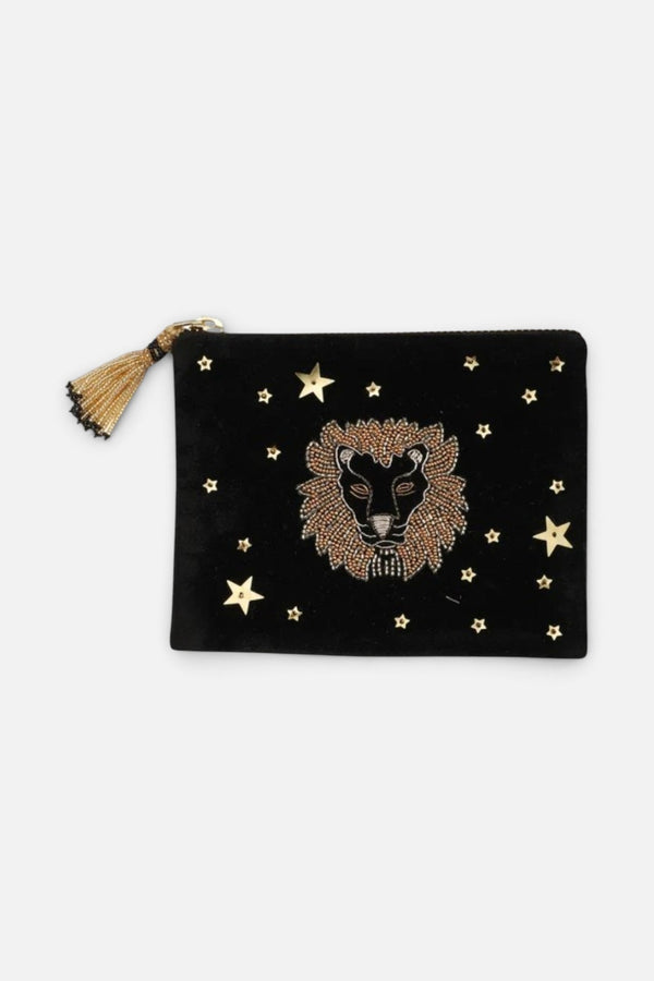 Olivia Dar Leo Astrology Pouch Jewelry Bag in Small