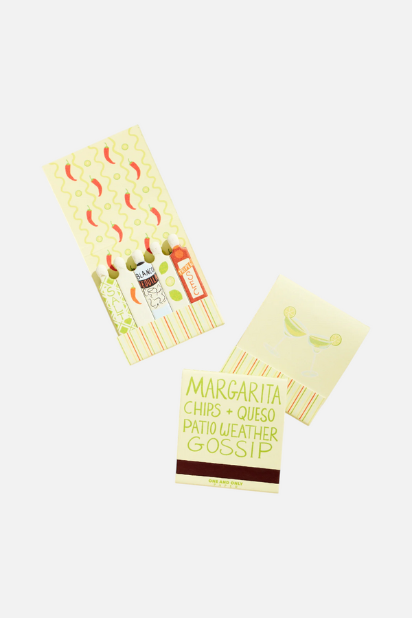 One & Only Paper Margarita 10 Stem Matchbook