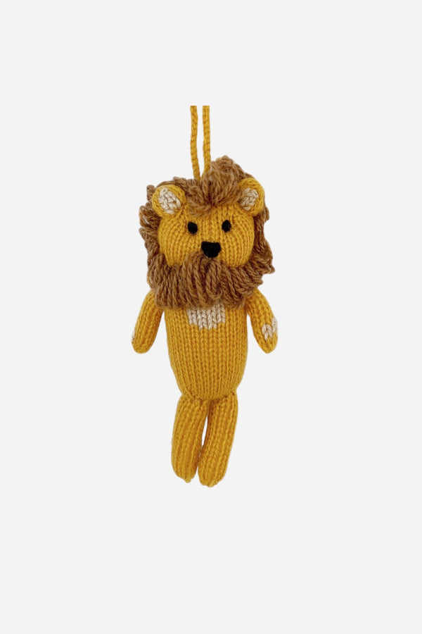Lion Knit Wool Ornament
