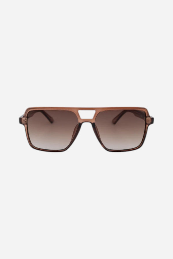 Otra Sunglasses Zoya Sunglasses in Transparent Maple/Brown Fade