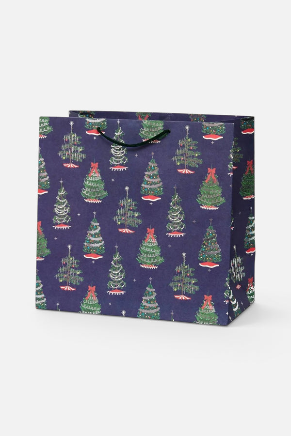 Paper Source Tinsel Tree Gift Bag in Large