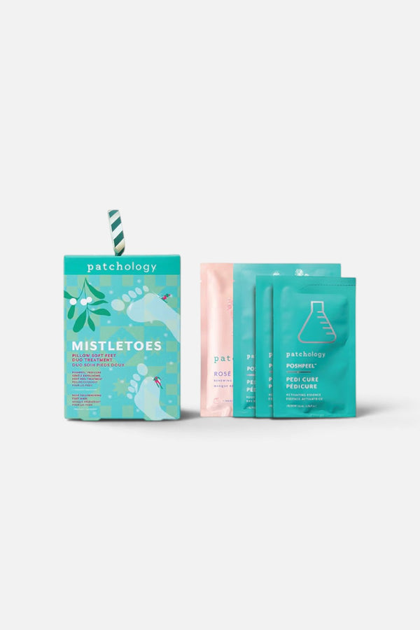 Patchology Mistletoes Holiday Foot Mask Kit