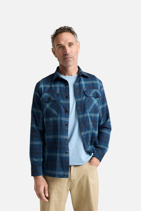 Pendleton Burnside Flannel Shirt in Denim