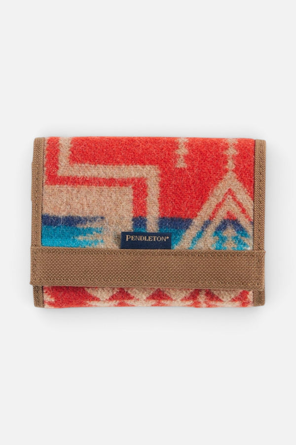 Pendleton Harding Trifold Wallet in Chili Red