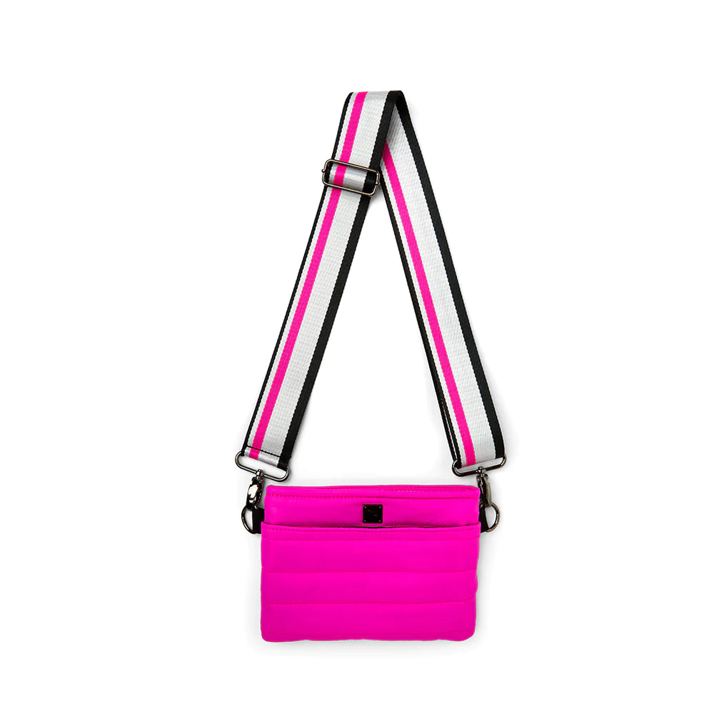 Think Royln Bum Bag Crossbody Belt Bag Neon Pink CHROME
