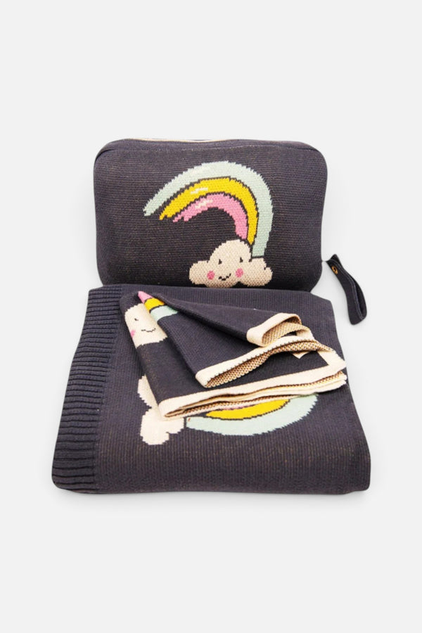 Pink Lemonade Rainbow Smiles Blanket
