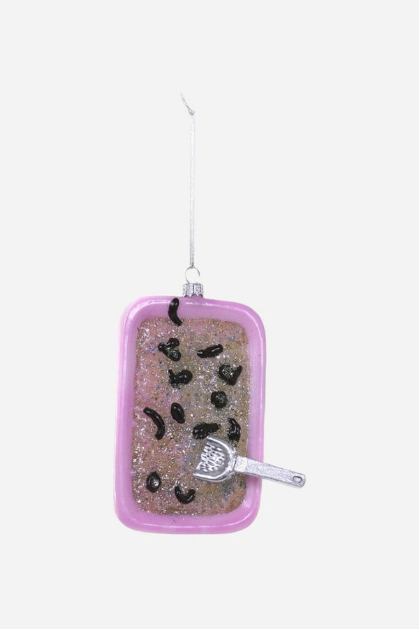 Pink Litter Box Ornament