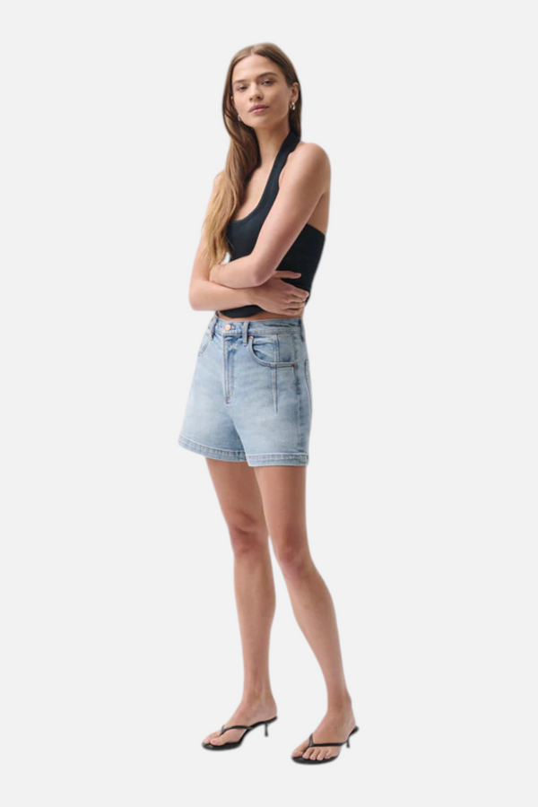 Pistola Aoki High-Rise A-Line Shorts in Terrace