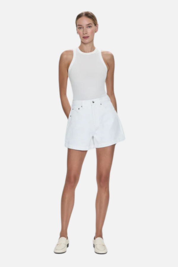 Pistola Saige Shorts in Polished White