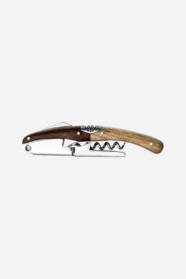 Primitivo Sommelier Corkscrew with Solid Oak & Wenge Wood